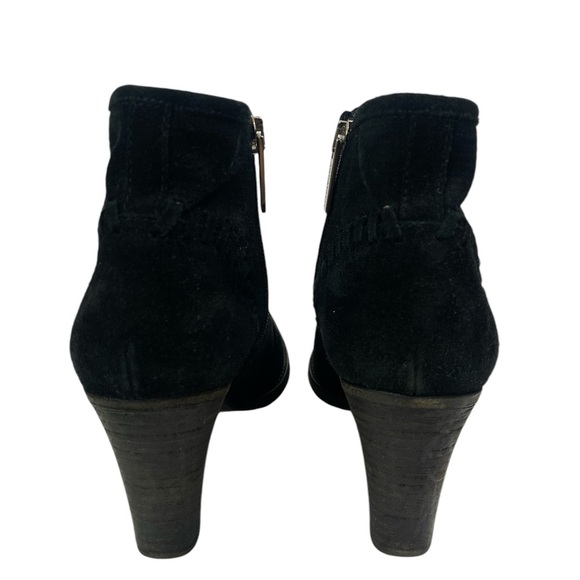 Aquatalia | Fern Black Suede Ankle Boots- size 8 - Picture 5 of 11